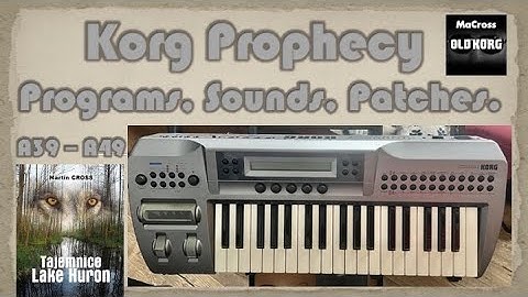 Korg Prophecy. Physical Modeling. a.d. 1995. (No Talking!)