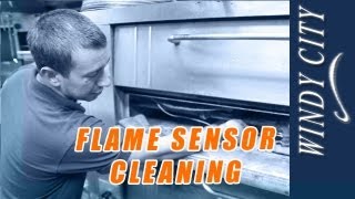 How to clean flame sensor on pizza oven tutorial DIY Windy City Restaurant Equipment Parts