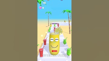 Juice Run Level 52 - Satisfying Games #trending #shorts #youtubeshorts #games