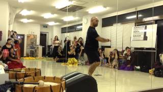 Video thumbnail of "KUANA TORRES KAHELE Haleluia (Hula Workshop)"