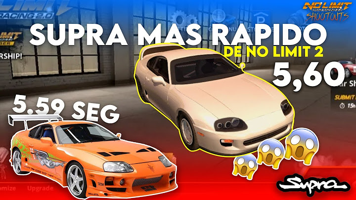 🔥 CARRO MAS RAPIDO EN NO LIMIT 2 RACING 5.59 😱 SUPRA TUNE NO LIMIT 2 2024 🔥 NO LIMIT 2 MEJOR TUNEO