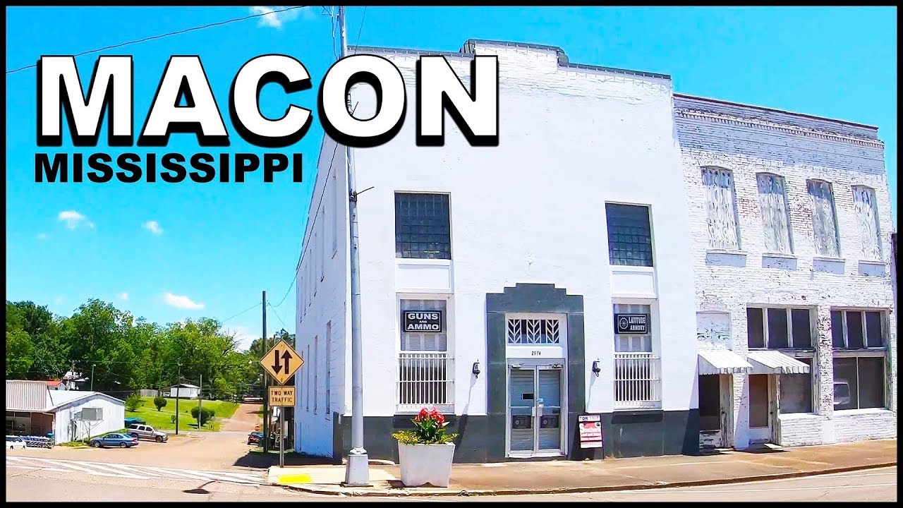 Macon Mississippi Downtown Tour YouTube