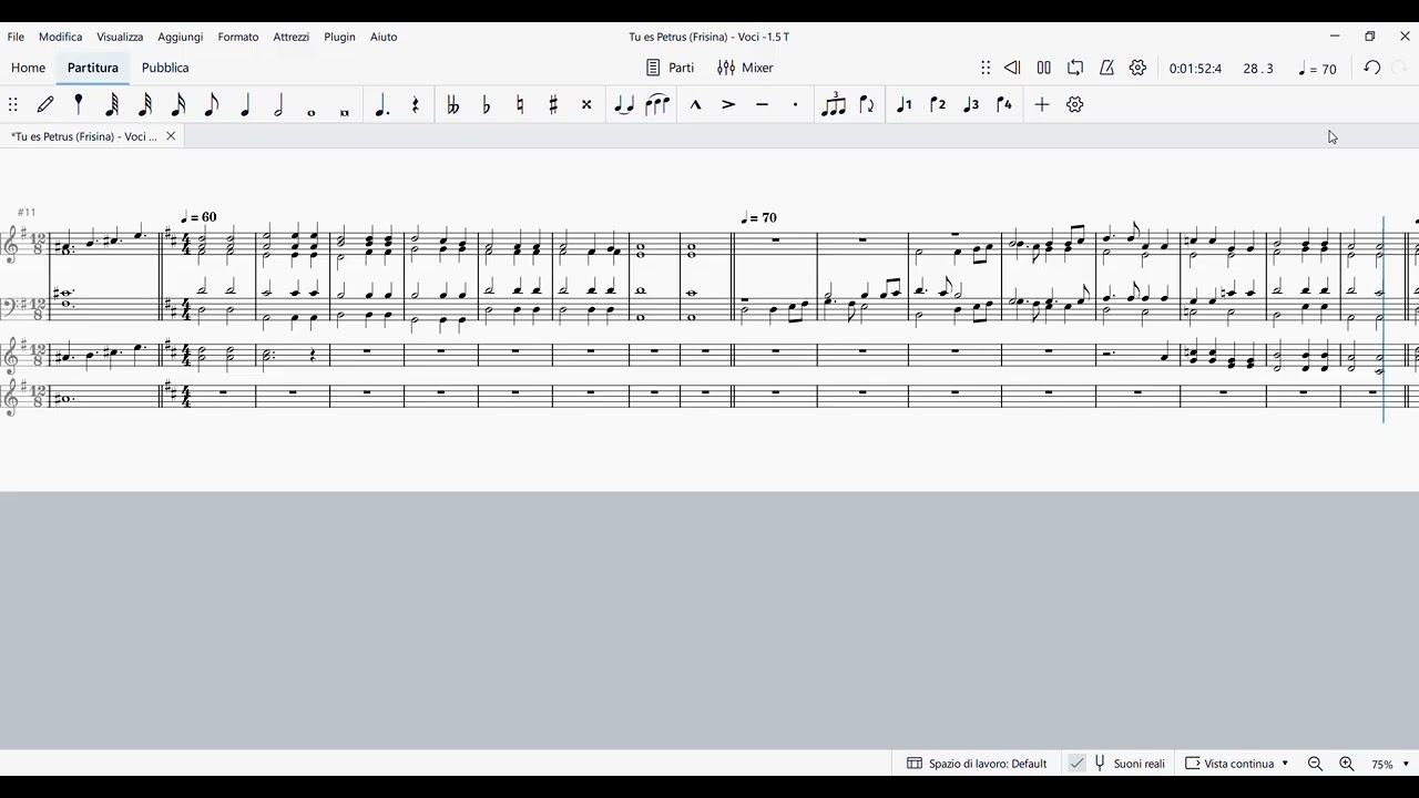 New   Tu es Petrus Frisina   Organo