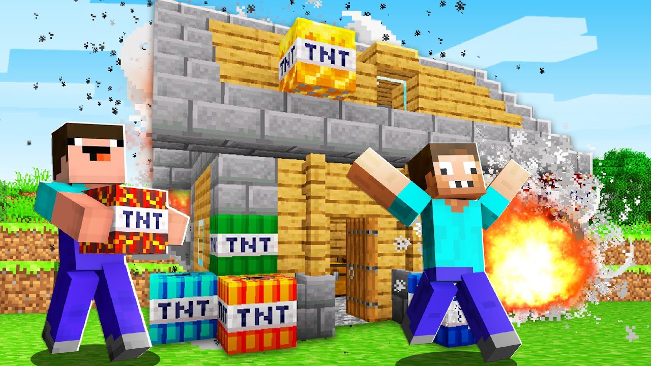 НУБ ЗАТРОЛЛИЛ ПРО НОВЫМИ ТНТ В МАЙНКРАФТ ! НУБИК ПРОТИВ ТРОЛЛИНГ ...