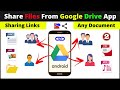 How to Create and Share Google Drive Direct Download Link on Mobile Correctly