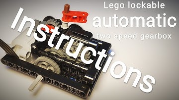 Instructions Lego Technic lockable automatic two speed gearbox