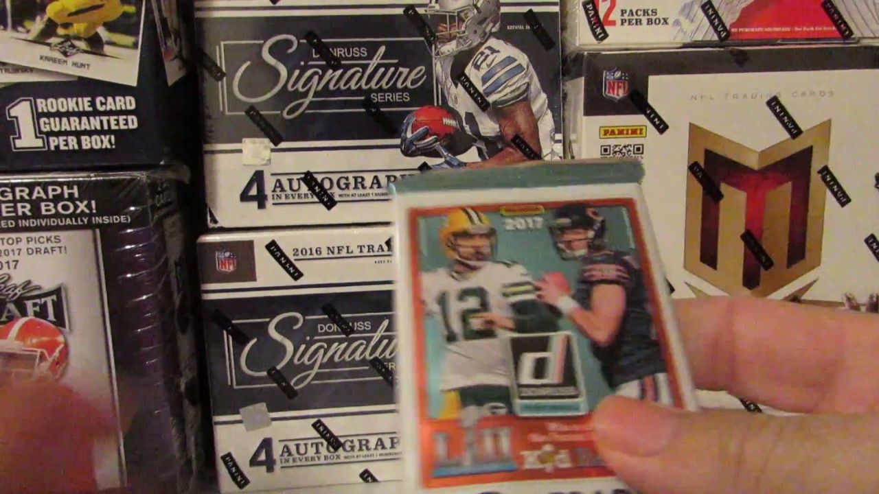 My 1st Video! 2017 Donruss Football Cards. My Personal Sports Card