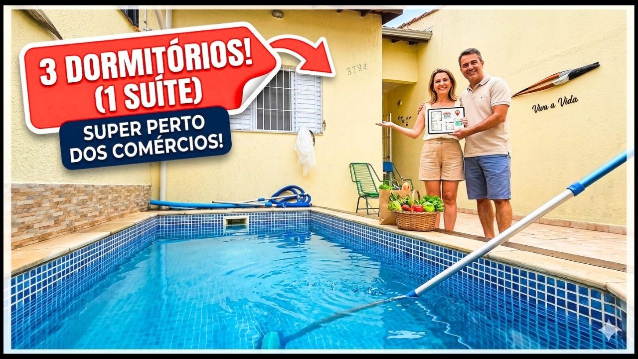 CHEGA DE ALUGUEL! 👋 A Casa com 3 Quartos e Piscina que Você Pode Pagar no Bopiranga