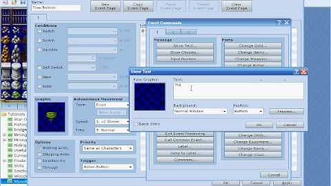 RPG Maker VX Tutorial - Woodcutting and Fire Lighting