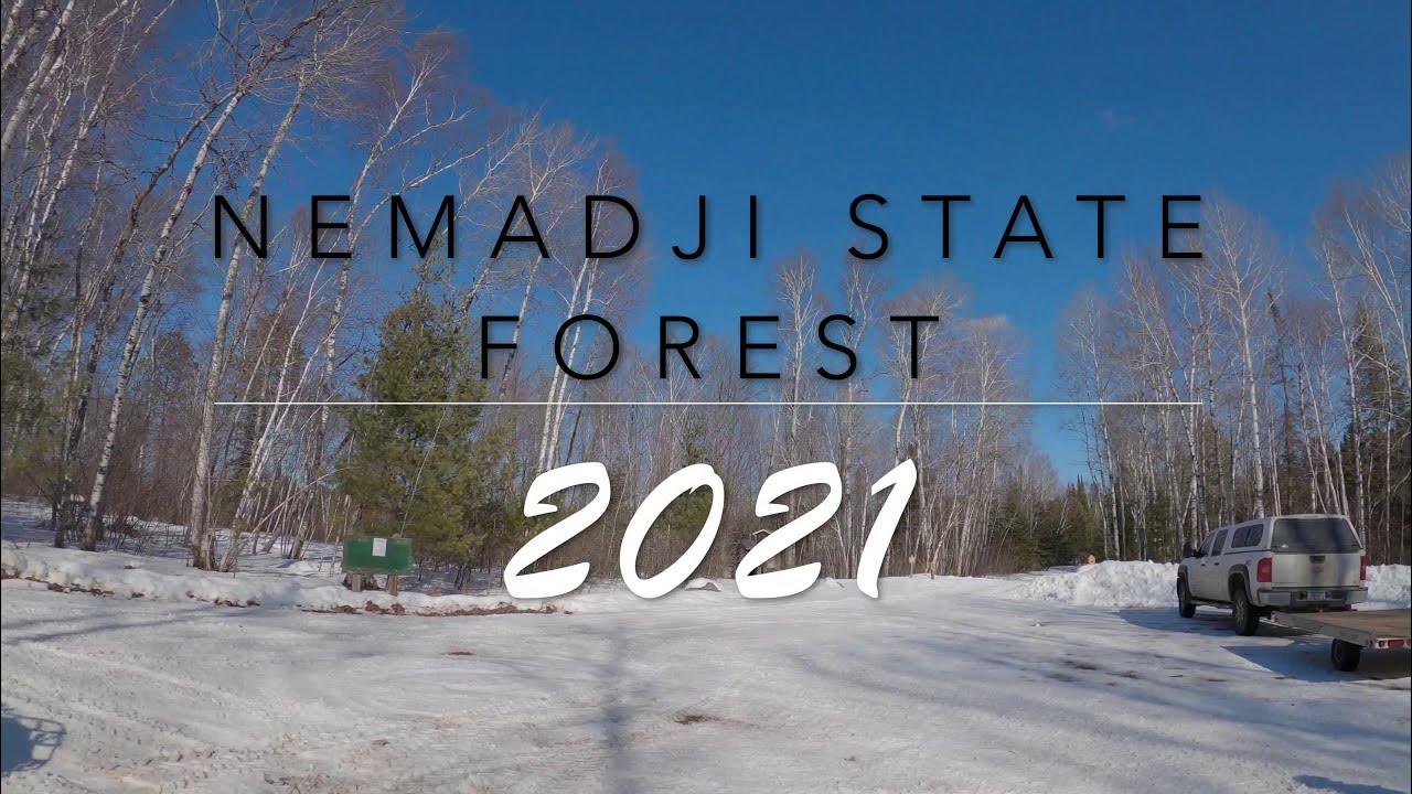 Nemadji State Forest Snow Trail Riding MN 2021 4K YouTube