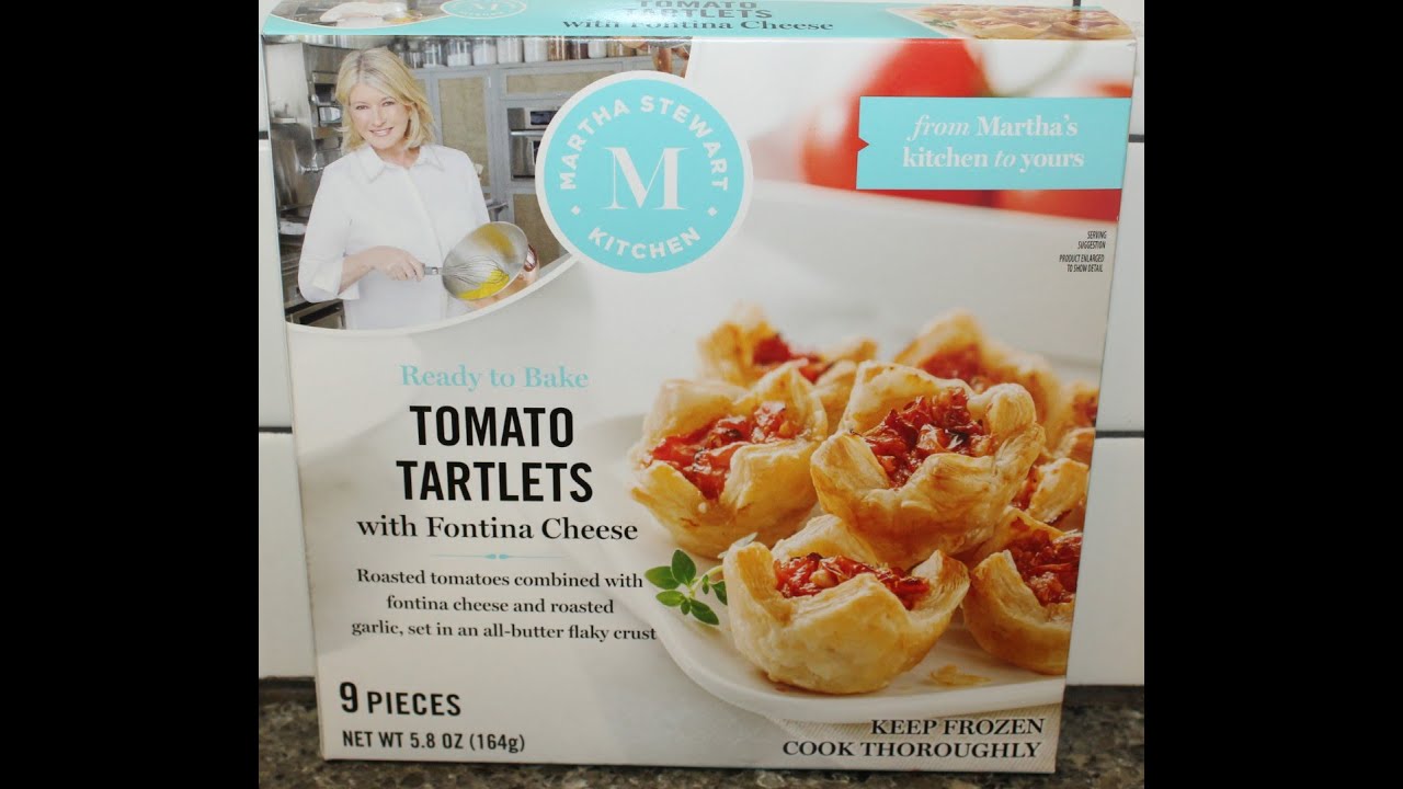 Martha Stewart Kitchen Ready To Bake Tomato Tartlets With Fontina Cheese Review Youtube