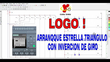 Arranque Estrella Triángulo con Inversión de Giro con LOGO: Cade Simu