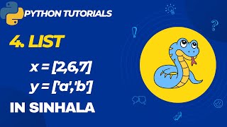 4. List in python in sinhala| python list in sinhala| python for machine learning|list append