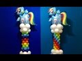 My Little Pony Balloon Column Tutorial! Rainbow Dash