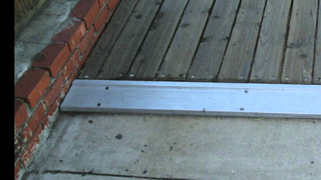 Bottom Of Ramp That Might Not Meet Local Building Codes - YouTube