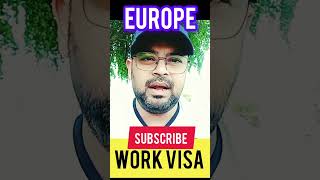 europe work visa | eorope work permit #poland #europe #europejobs #ytshorts