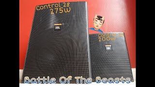JBL Control 25 VS JBL Control 28