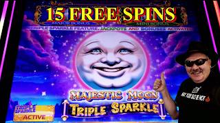 MAJESTIC MOON TRIPLE SPARKLE 15 FREE SPINS