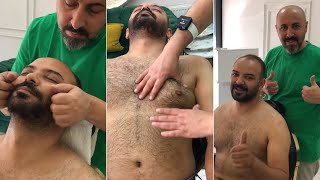Hairy Man Chest Massage ASMR - Deep Tingles and Relaxation