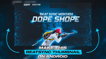 How To Make Thumbnail Like @SiddhaGaming  | BGMI Thumbnail Tutorial On Android | BGMI Thumbnail