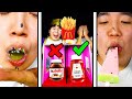 Mystery Sauce Challenge || Funny Mukbang || TikTok Video
