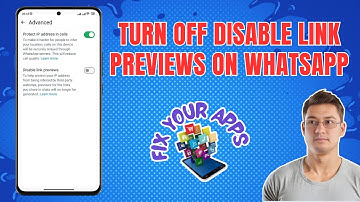 How to Turn Off the Disable Link Previews on WhatsApp