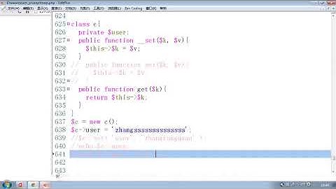php学习视频022面向对象14魔术方法1