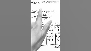 Calculation of Arithmetic Mean in Continuous series । Step-deviation Method