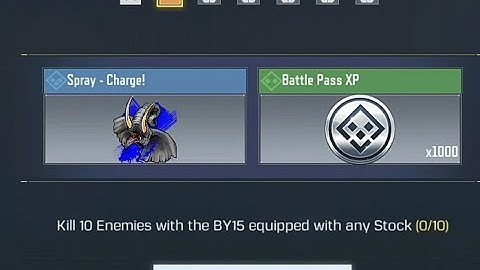 Kill 10 enemies with the BY15 equipped with any Stock #CODMobile #NastlieOfficial