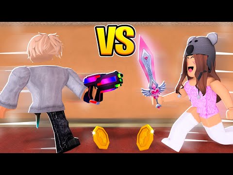I 1v1 MY BROTHER in Roblox Murder Mystery 2!