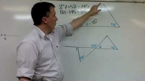 Geometry -- Lesson 4.2 -- Triangles & Angles