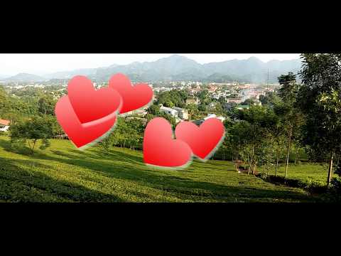 Thị trấn Sơn Dương nhìn từ trên cao