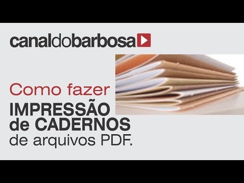 Vídeo: Como Imprimir Um Livro De Djvu