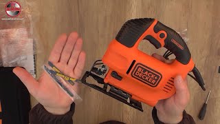 Unboxing - How to replace jig saw blade on Black & Decker KS701PE3S Jigsaw  520 W - Bob The Tool Man 