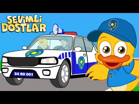 Polis Arabası ( YENİ ) 🚓🚨 | Bebek Şarkıları 2023 | Çocuk Şarkıları 2023 | Sevimli Dostlar