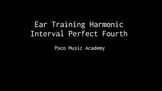 Poco Ear Training Harmonic Interval Perfect Fourth