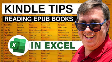 Excel - Excel Books - How to Read ePub e-Books on Your Kindle - Part 1 - Episode 1524A