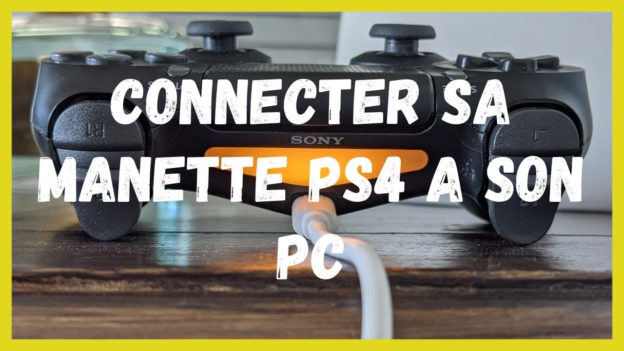 Comment connecter sa manette ps4 a son pc - YouTube