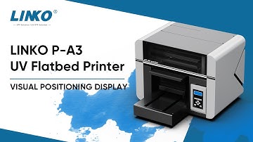 LINKO P-A3 UV Flatbed Printer: Precision Visual Positioning in Action!#printing #uvprinting