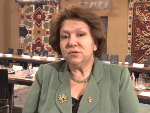 ზვიად ძიძიგურის და სომხეთის ვიცესპიკერის ინტერვიუს კადრები