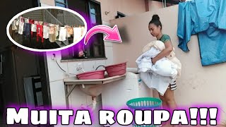 MUITA ROUPA PRA LAVAR! VLOG❤️