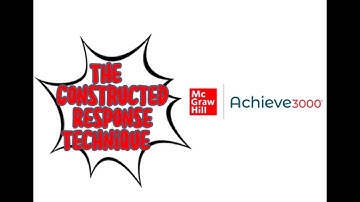 Constructed Response Technique: An Introduction Video