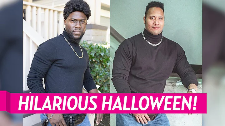 Kevin Hart Dresses as Dwayne ‘The Rock’ Johnson for Halloween and It’s Hilarious!