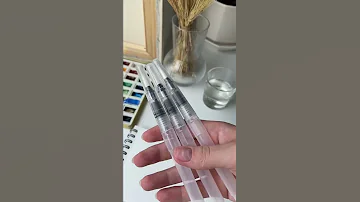 Обзор на водные кисточки для рисования 💕