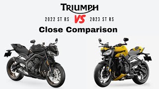 2023 Street Triple RS vs 2022 Street Triple RS  Close Comparison