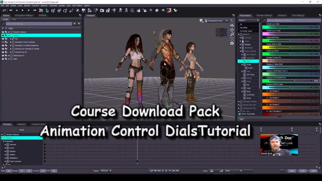 Course Download Pack Animation Controls Tutorial - YouTube