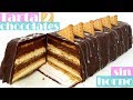 TARTA DOS CHOCOLATES y GALLETA 😍🍫😋 | SIN HORNO y riquísima | Receta # 491