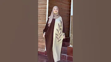 Mixed Colors Abaya Guberi Inspiration Hijab Fashion Abaya Mishonoyavitambaa 