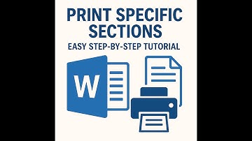 Print Specific Sections in Microsoft Word | Easy Step-by-Step Tutorial & Study Guide