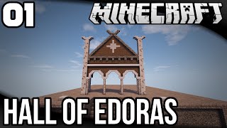 Lets Build The Hall Of Edoras - Ep. 1 Front Facade